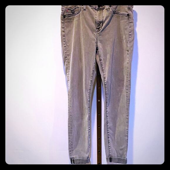 Hudson grey ankle skinny jeans size 29 mid-rise casual denim - Picture 3 of 6
